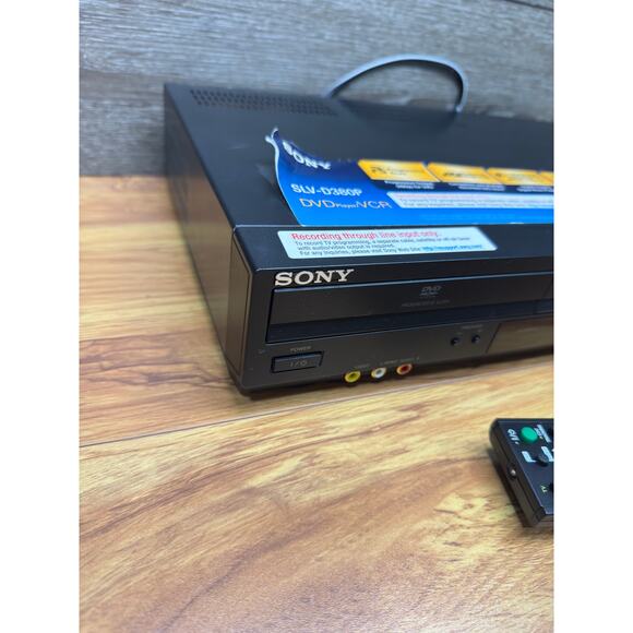 Sony SLV-D380p DVD Player VCR Combo Vhs 4 Head HiFi w/ Remote ~Tested - Picture 8 of 9